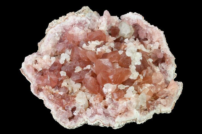 Beautiful, Pink Amethyst Geode Section - Argentina #170179